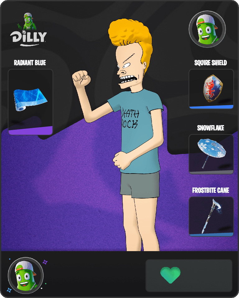 Beavis Fortnite combo