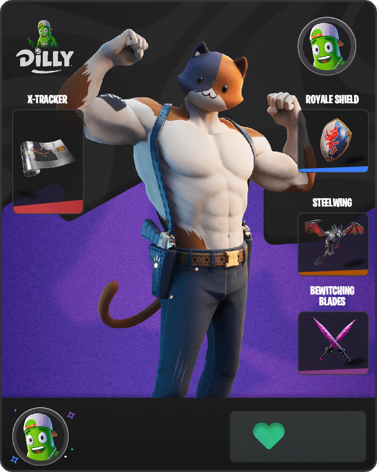 Meowscles Fortnite combo