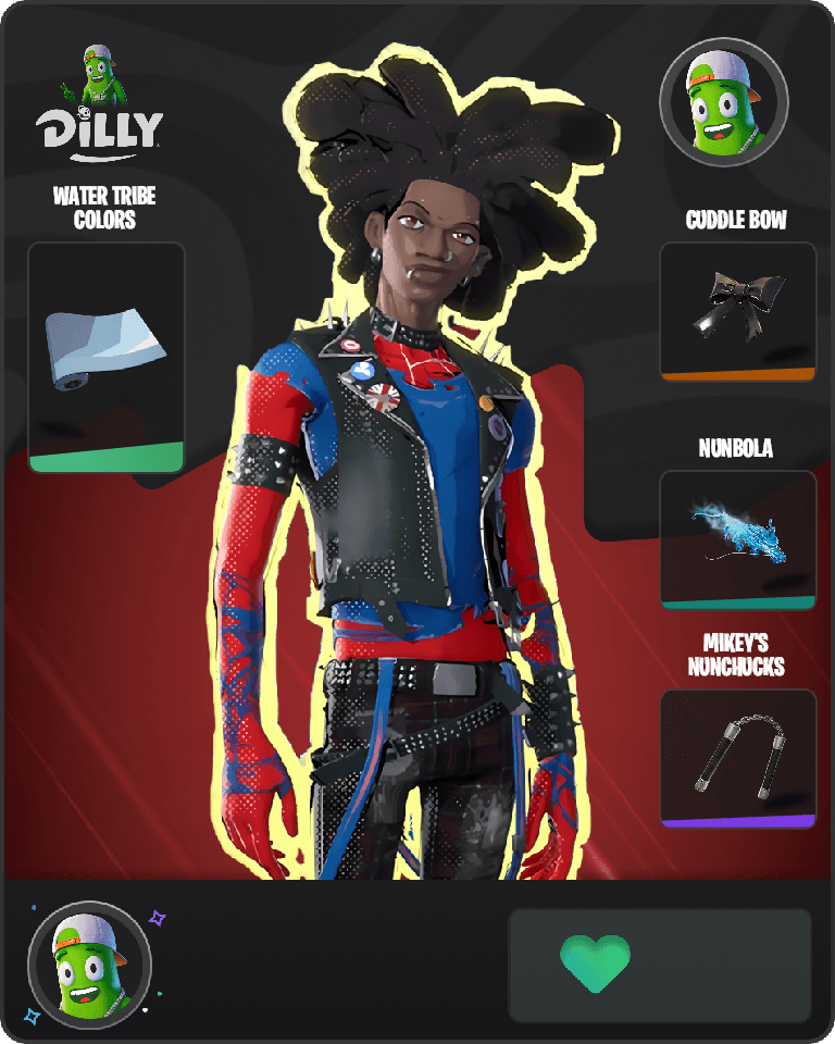 Spider-Punk Fortnite combo