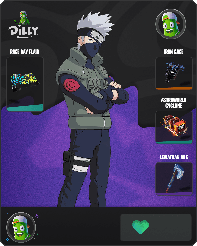 Kakashi Hatake Fortnite combo