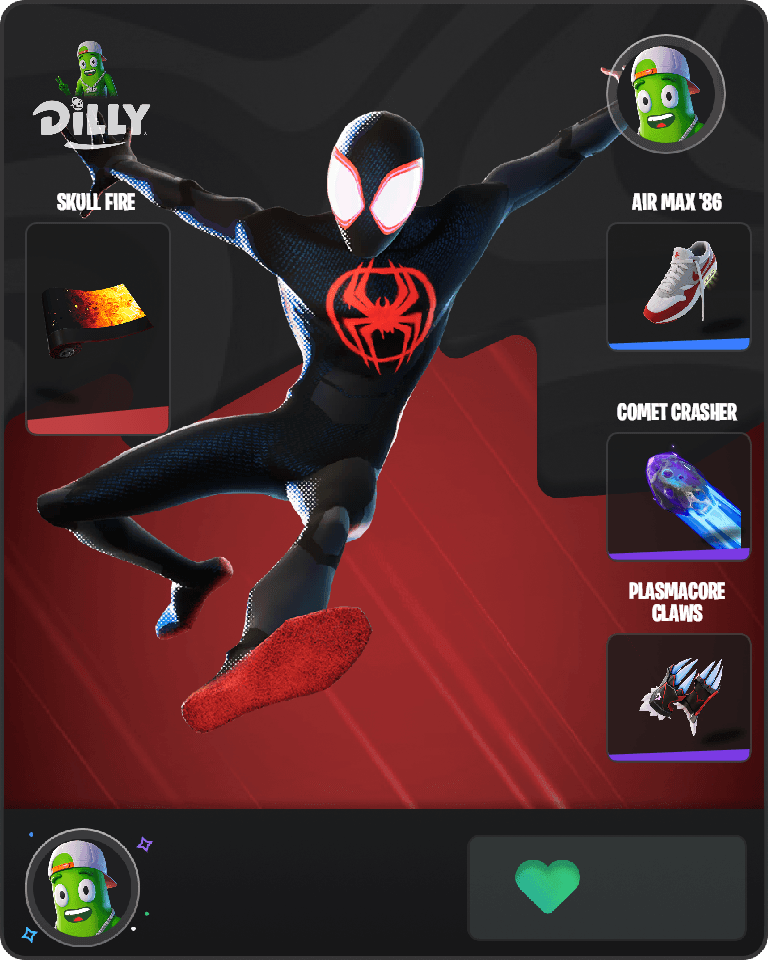 Spider-Man (Miles Morales) Fortnite combo