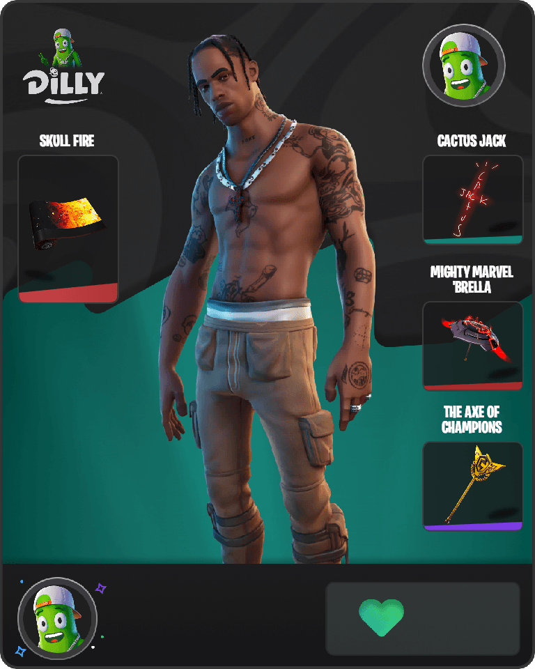 Travis Scott Fortnite combo