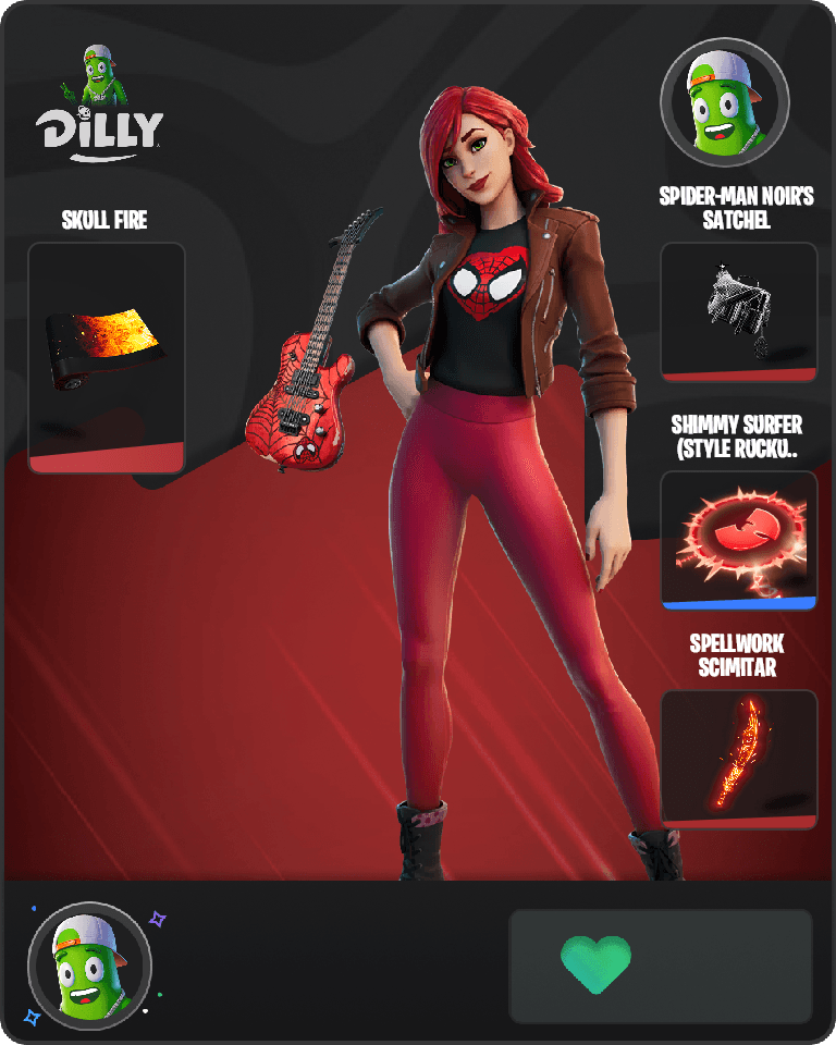 Mary Jane Watson Fortnite combo
