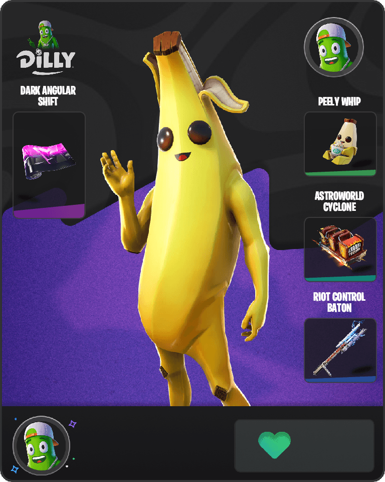 Peely Fortnite combo
