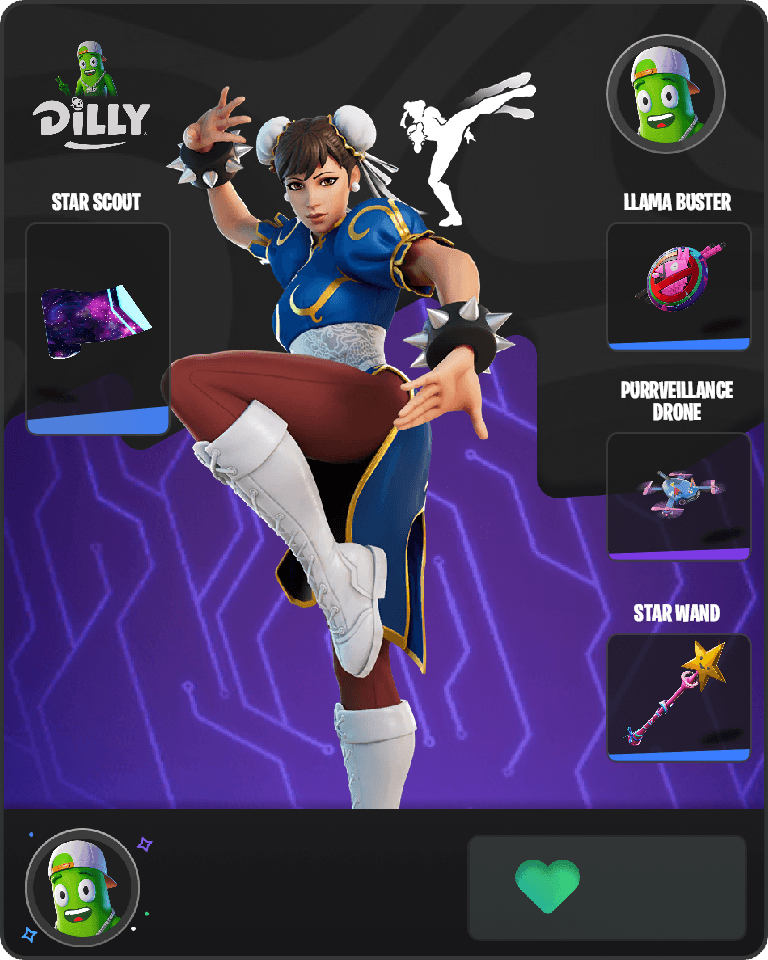 Chun-Li Fortnite combo