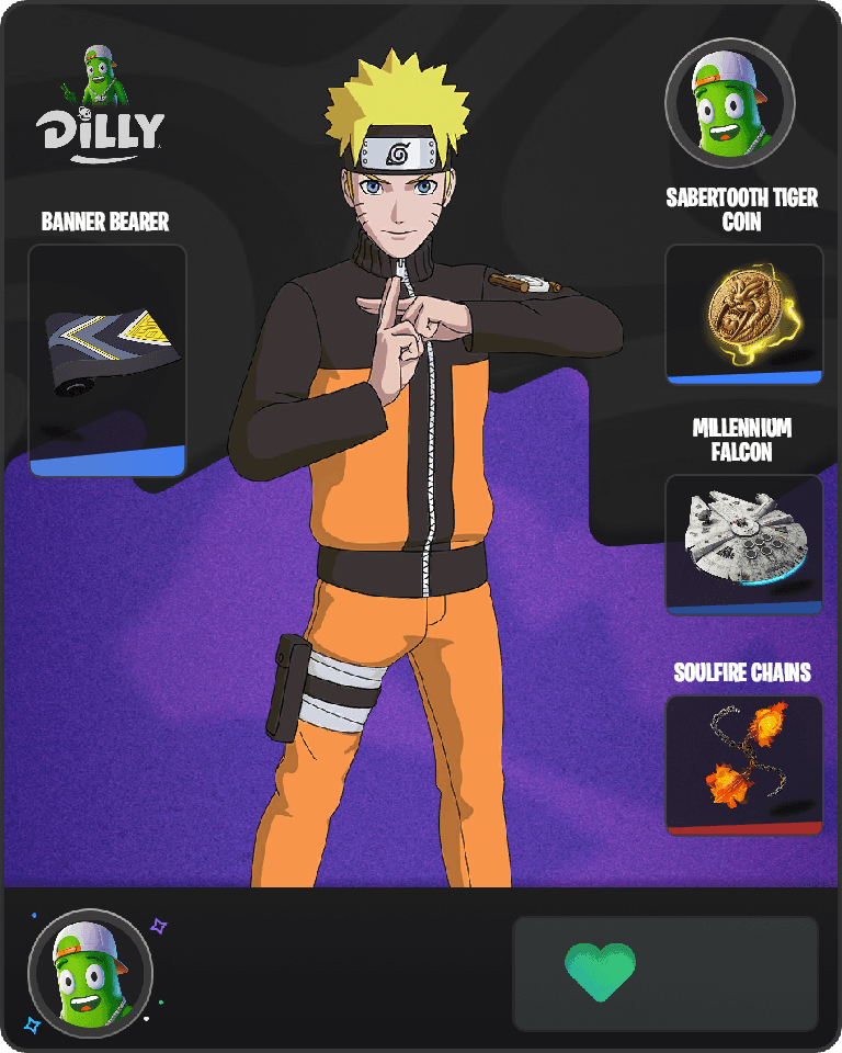 Naruto Uzumaki Fortnite combo