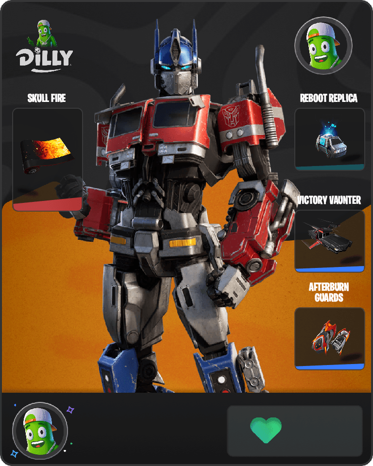 Optimus Prime Fortnite combo