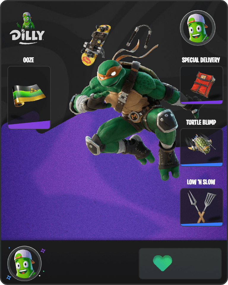 Michelangelo Fortnite combo
