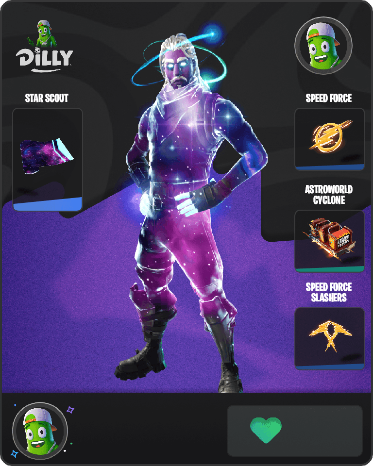 Galaxy Fortnite combo