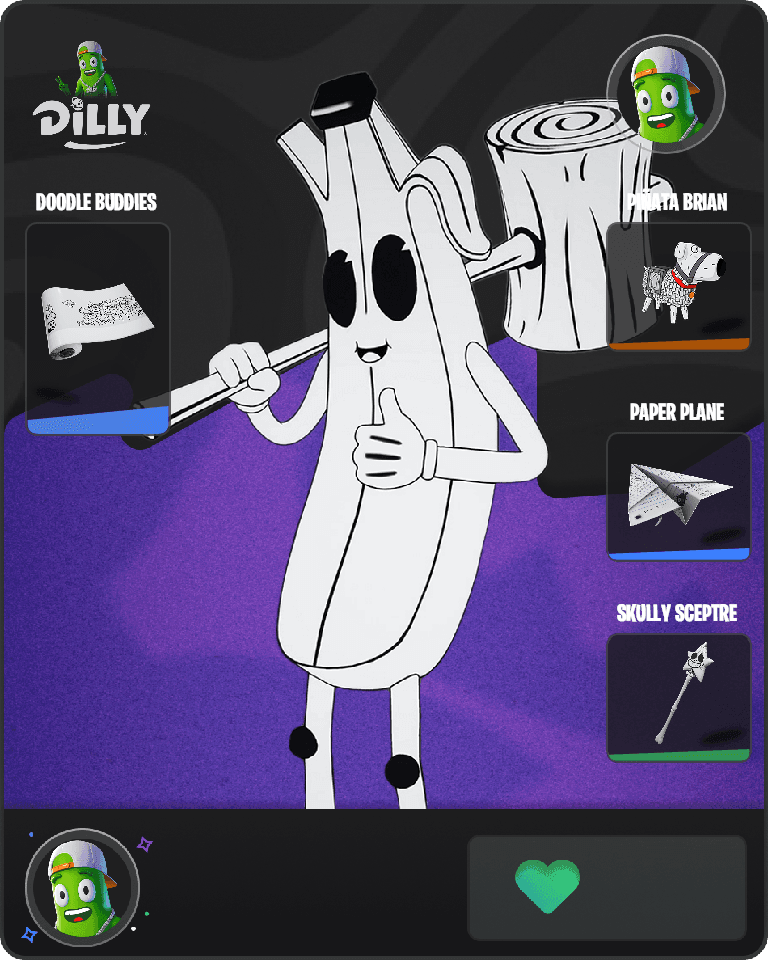 Toon Peely Fortnite combo