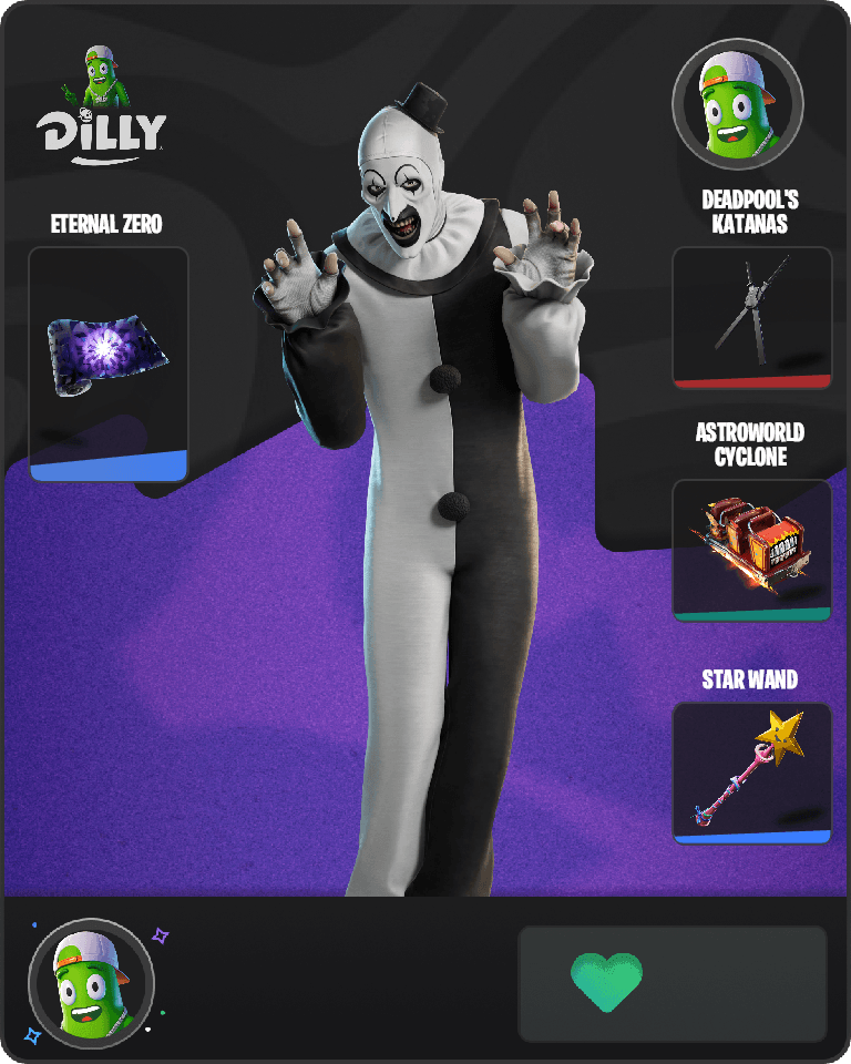 Art the Clown Fortnite combo