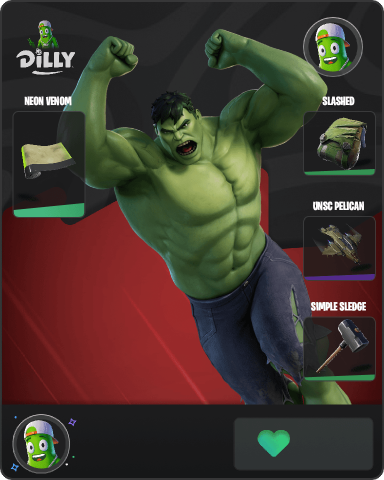 Hulk Fortnite combo