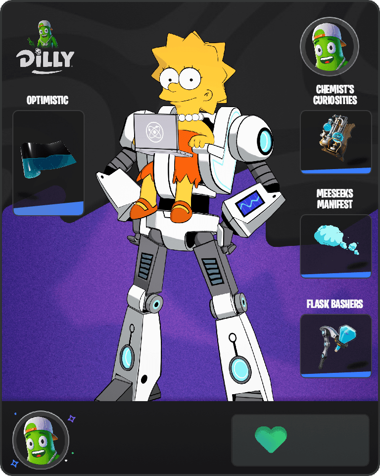 Lisa Simpson Fortnite combo
