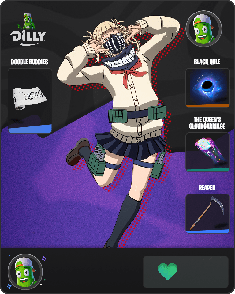 Himiko Toga Fortnite combo