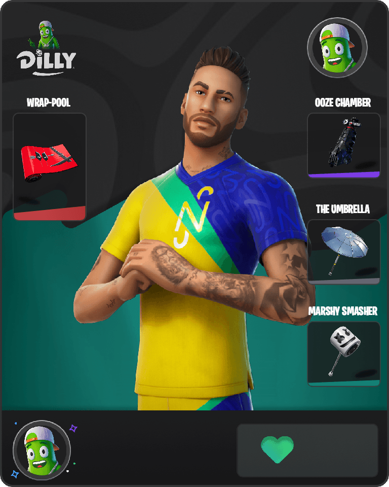 Neymar Jr Fortnite combo