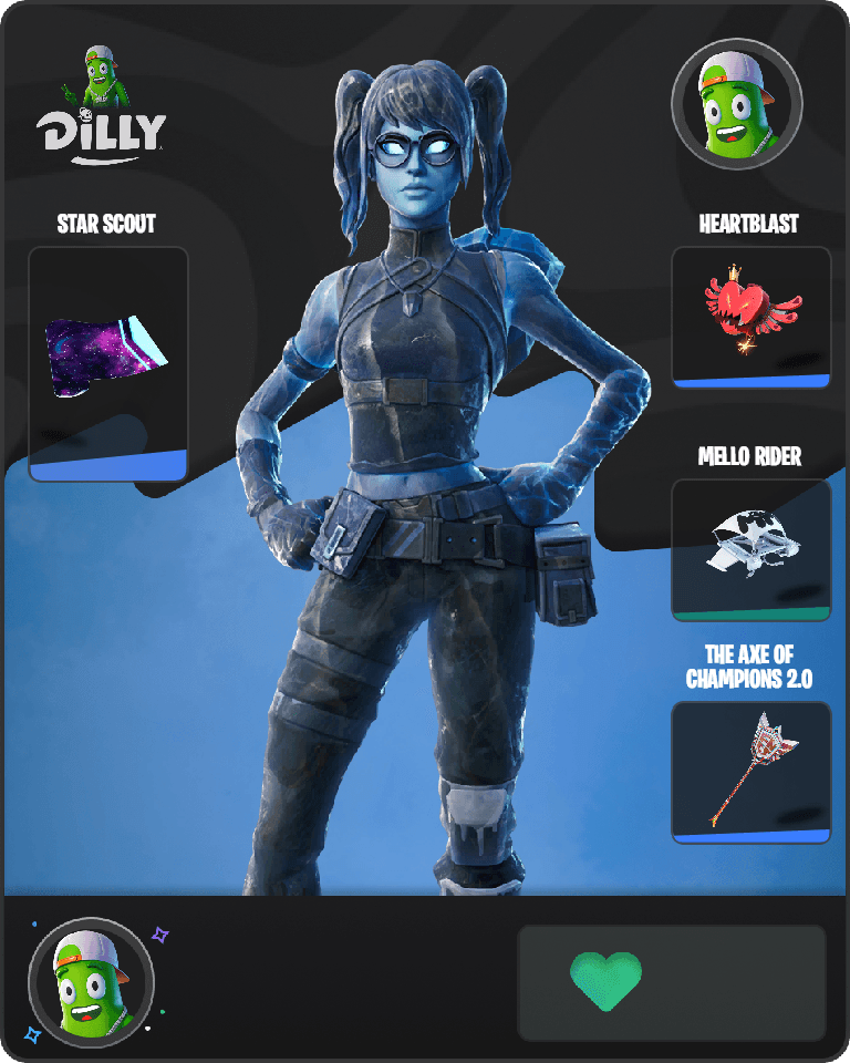 Ice Crystal Fortnite combo
