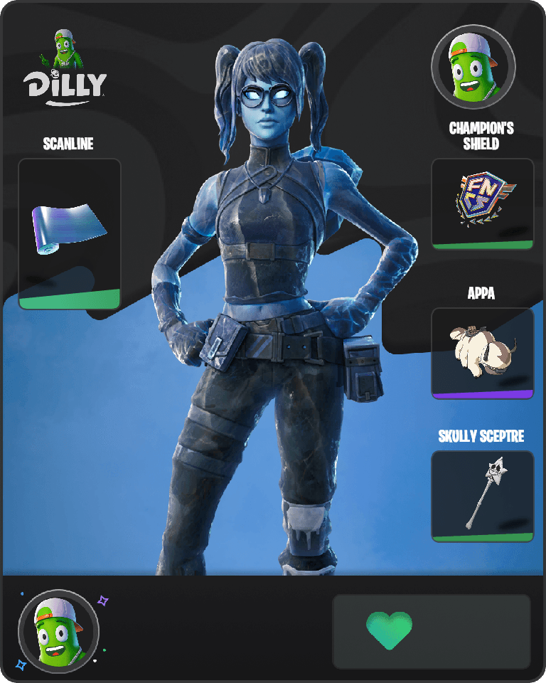 Ice Crystal Fortnite combo
