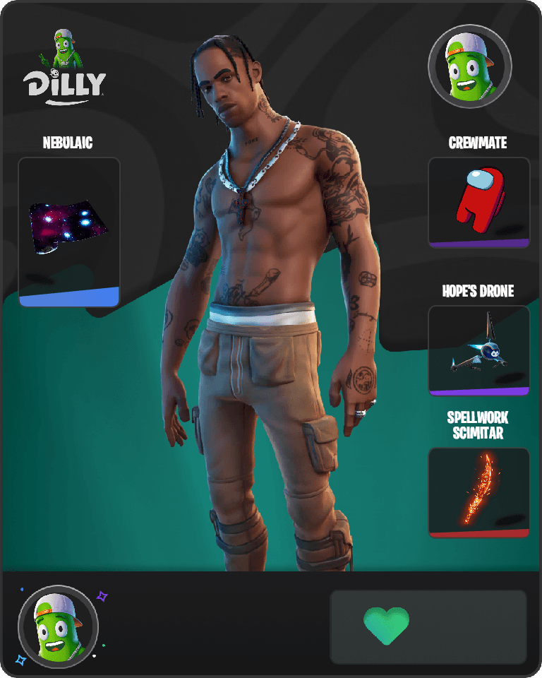 Travis Scott Fortnite combo