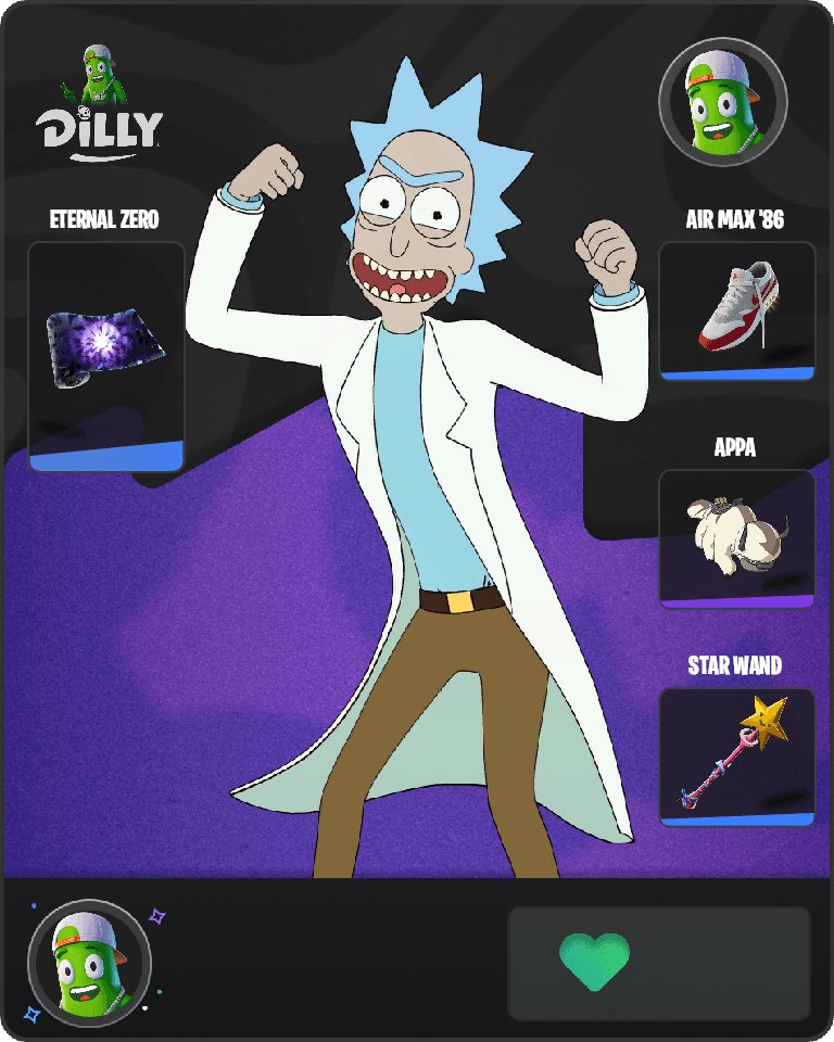 Rick Sanchez Fortnite combo
