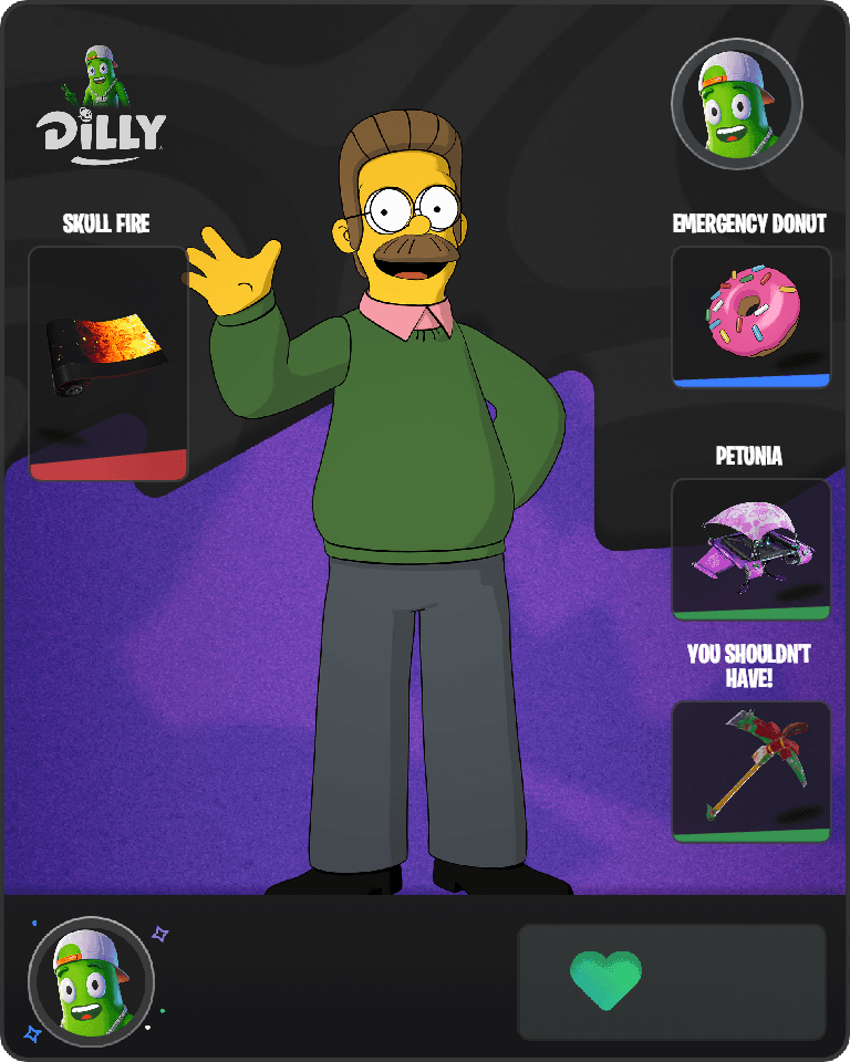 Ned Flanders Fortnite combo