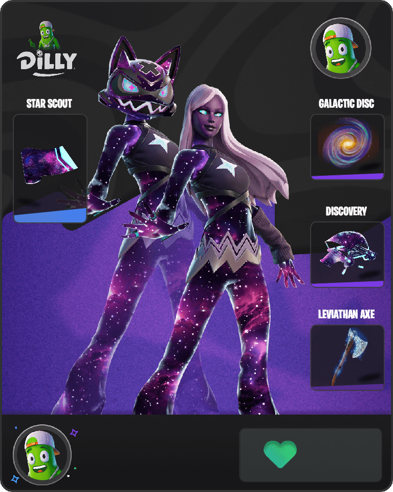 Galaxy Crossfade Fortnite combo