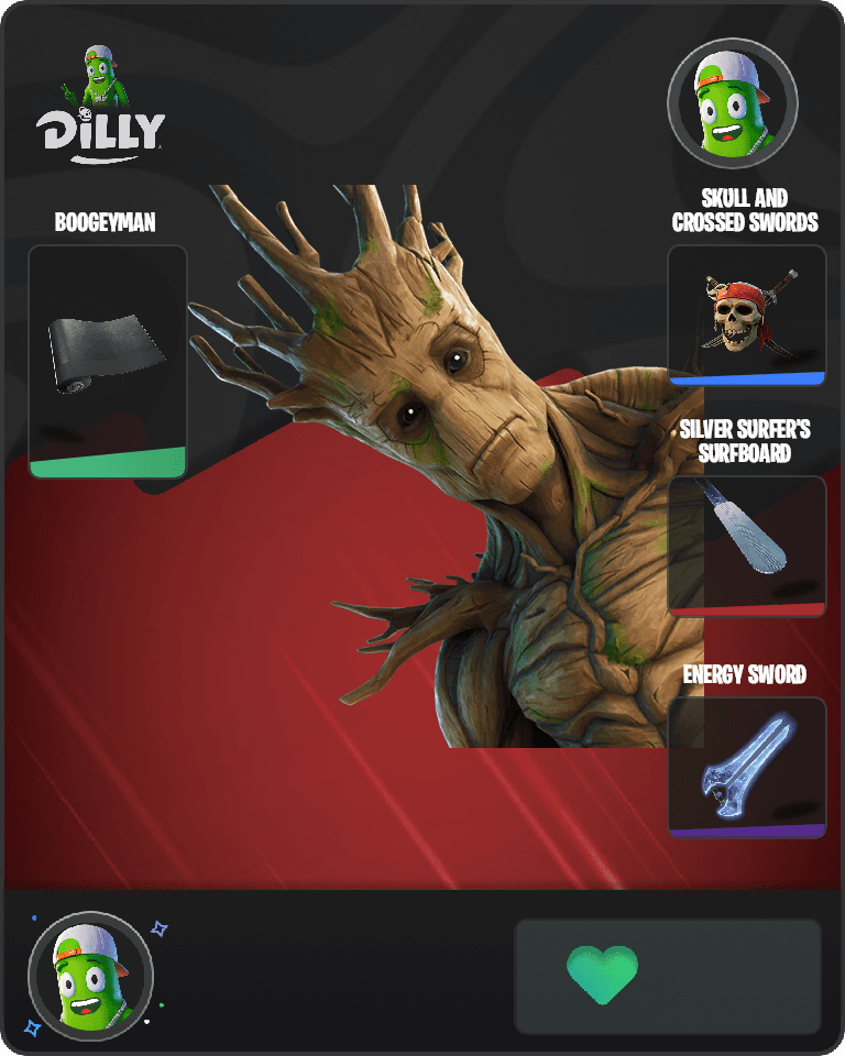 Groot Fortnite combo