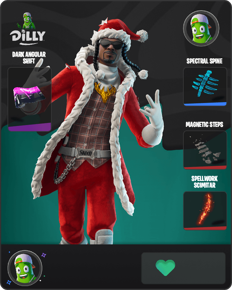 Santa Dogg Fortnite combo