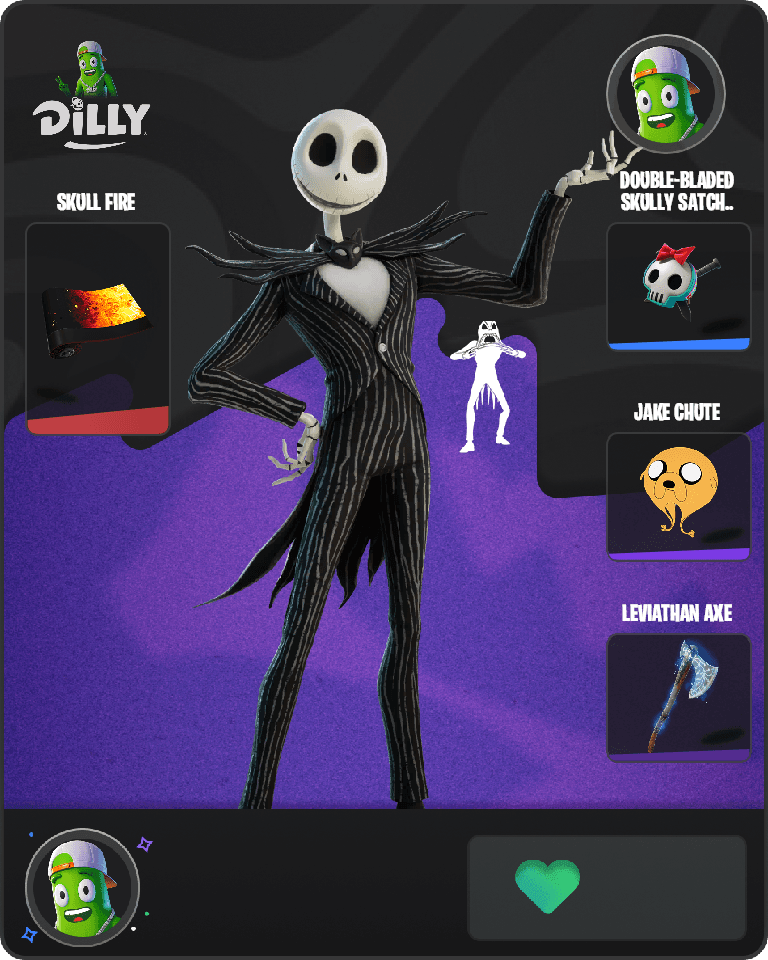 Jack Skellington Fortnite combo