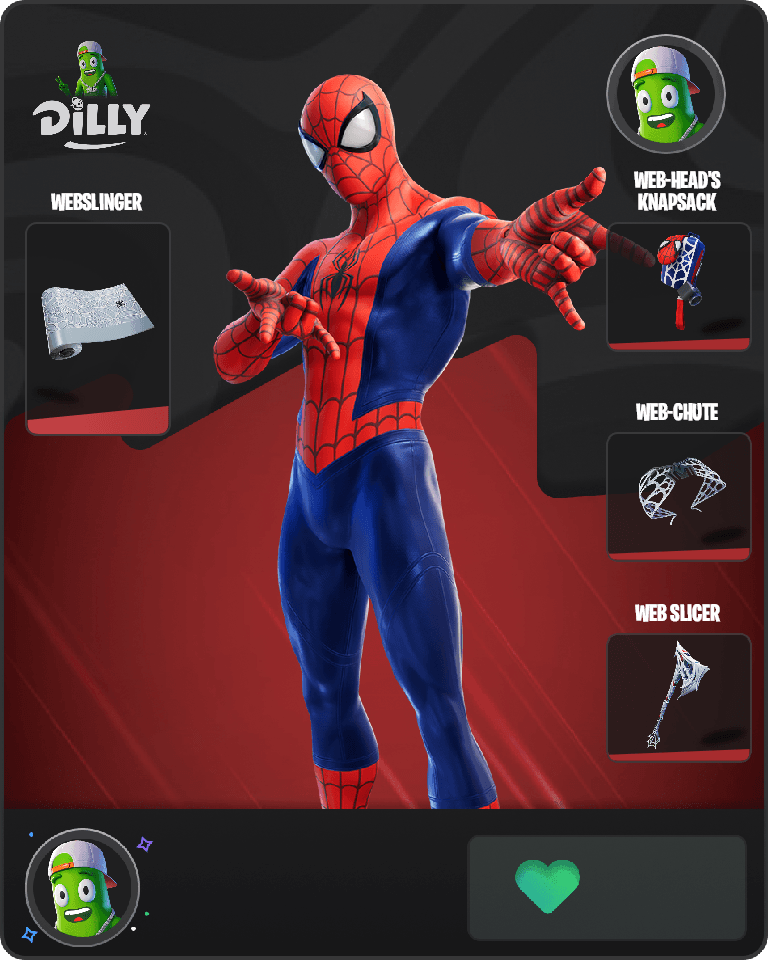 Spider-Man Fortnite combo