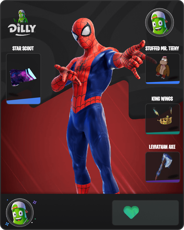 Spider-Man Fortnite combo