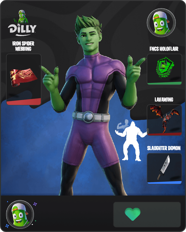 Beast Boy Fortnite combo