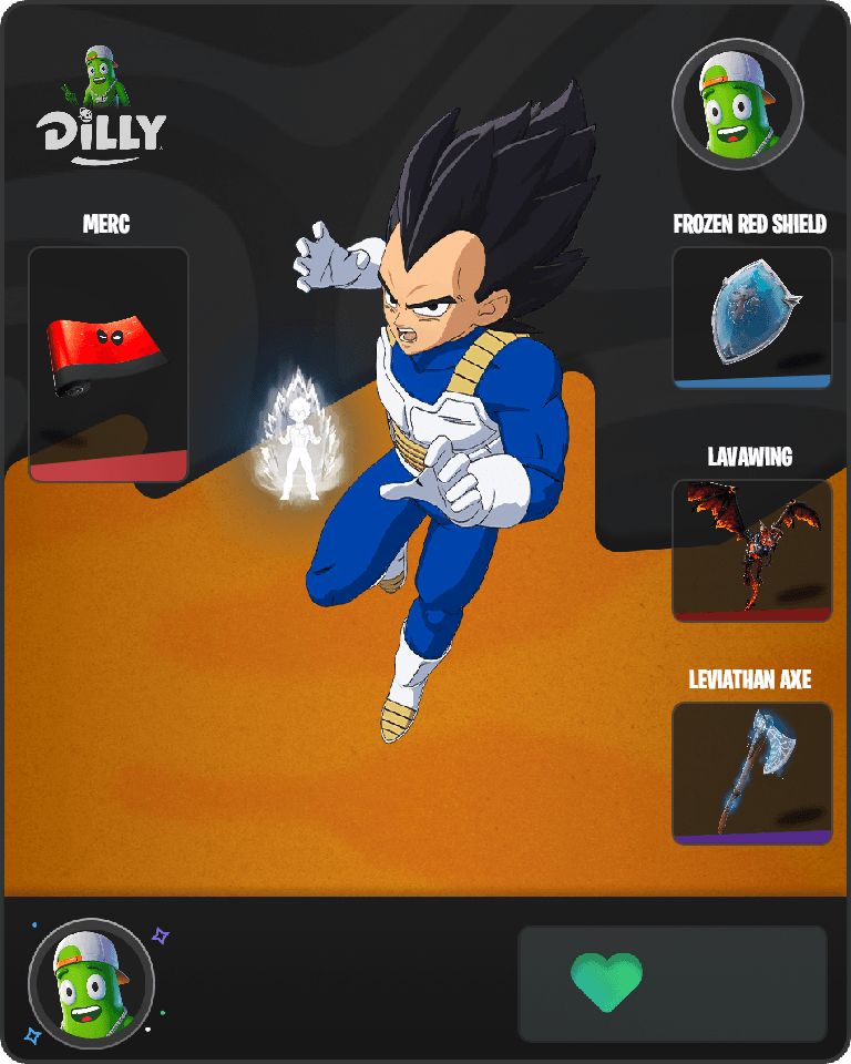 Vegeta Fortnite combo
