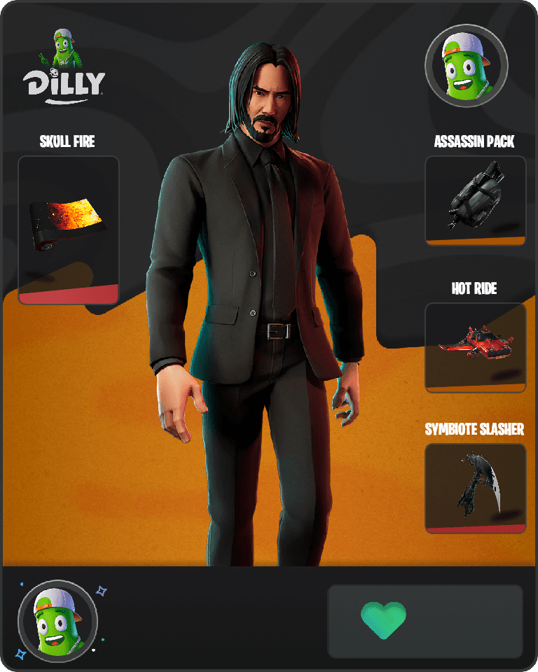 John Wick Fortnite combo