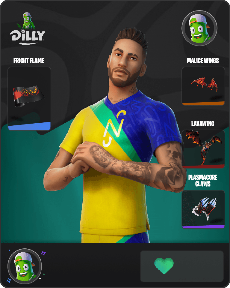 Neymar Jr Fortnite combo