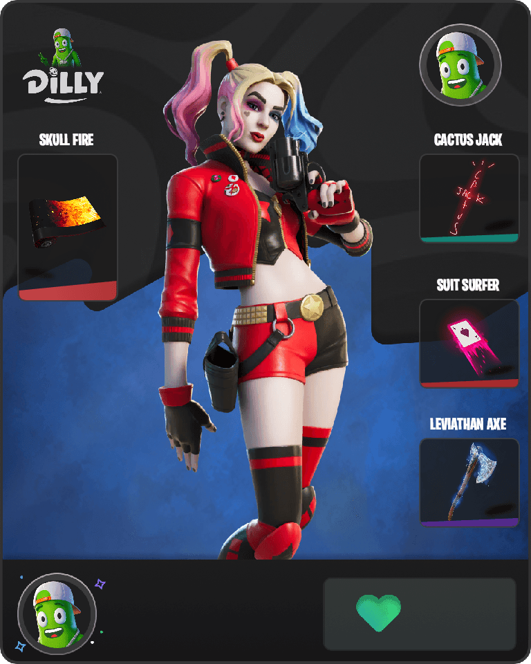 Rebirth Harley Quinn Fortnite combo
