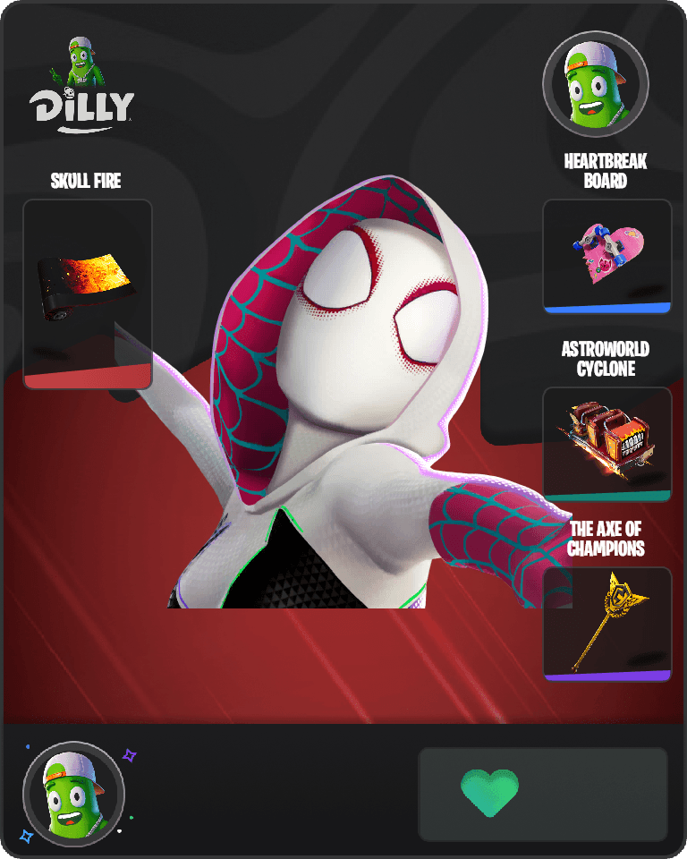 Spider-Gwen Fortnite combo