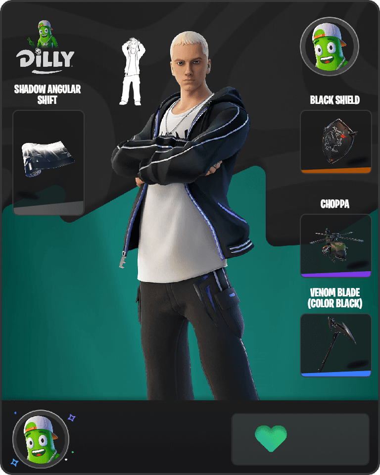 Slim Shady Fortnite combo