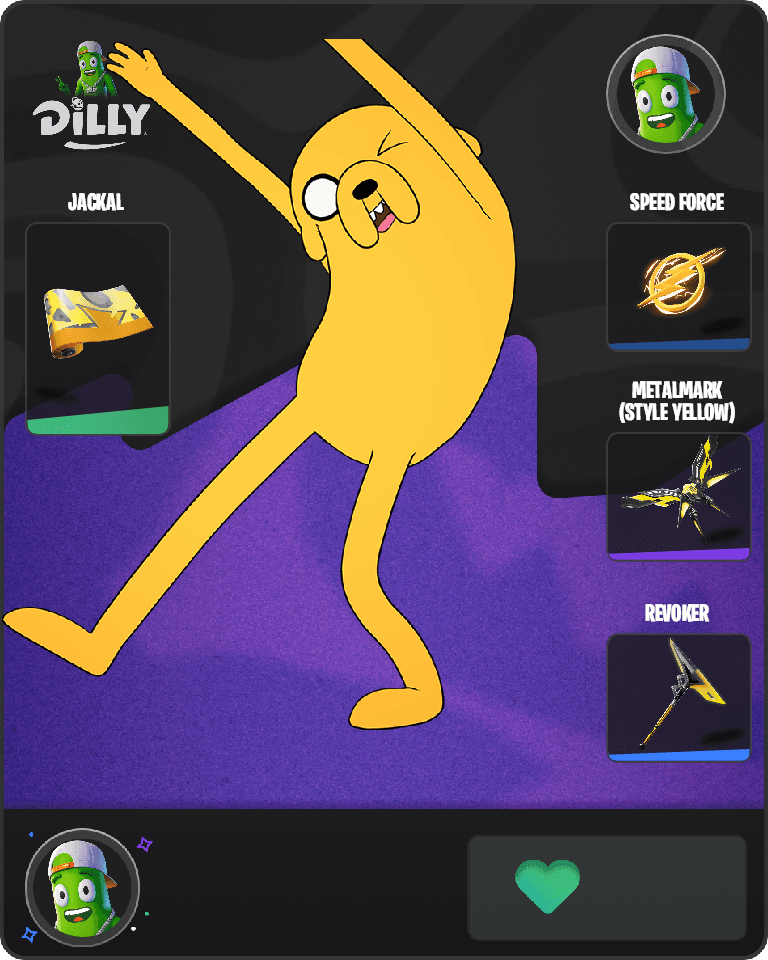 Jake the Dog Fortnite combo