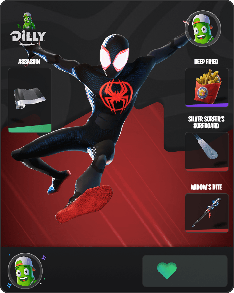 Spider-Man (Miles Morales) Fortnite combo