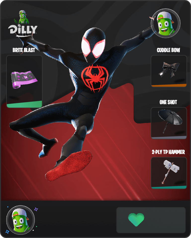 Spider-Man (Miles Morales) Fortnite combo