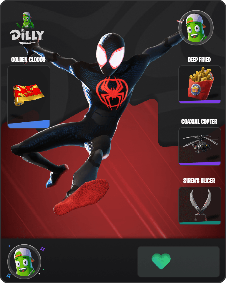 Spider-Man (Miles Morales) Fortnite combo