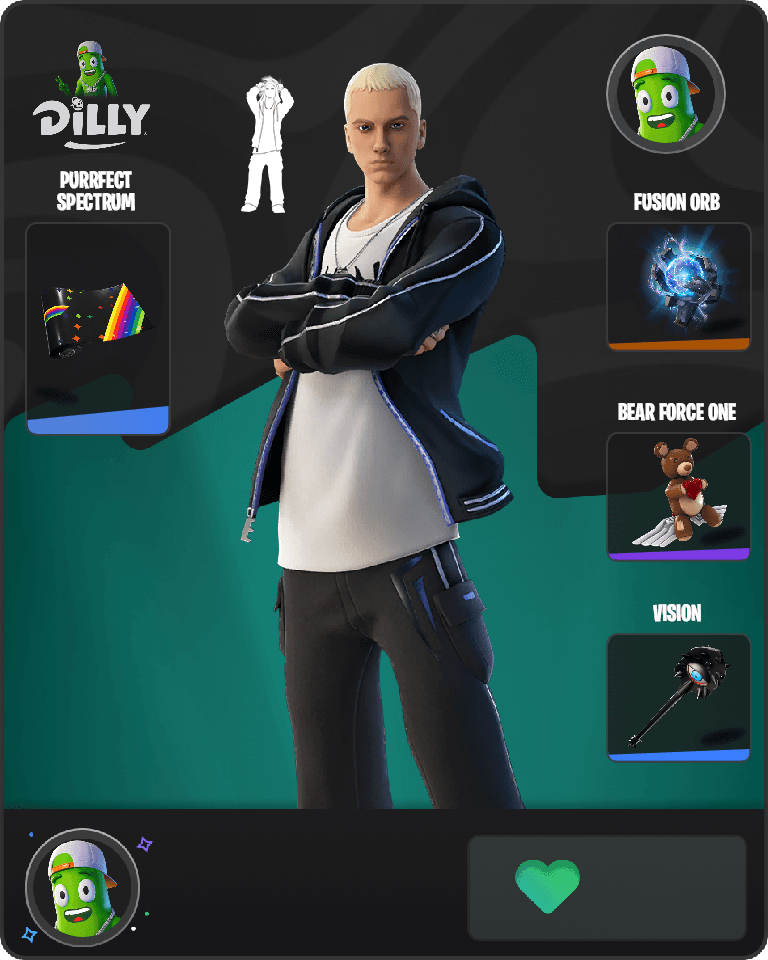 Slim Shady Fortnite combo