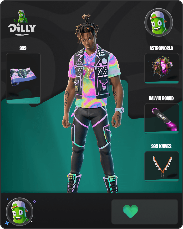 Juice WRLD Fortnite combo