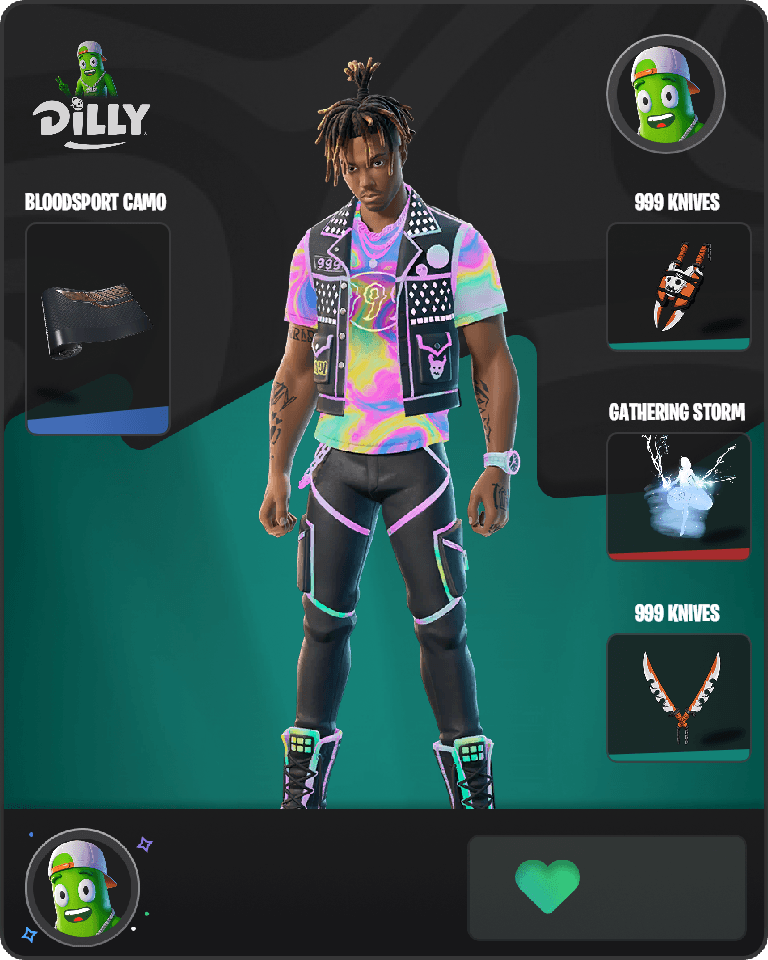 Juice WRLD Fortnite combo