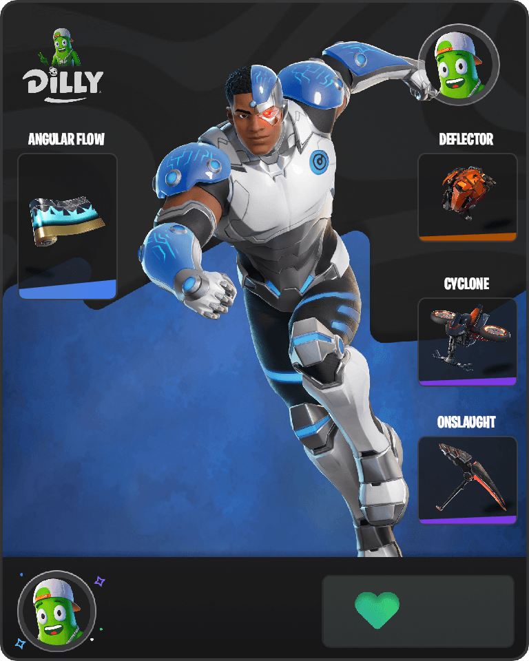 Cyborg Fortnite combo