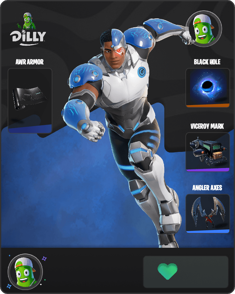Cyborg Fortnite combo