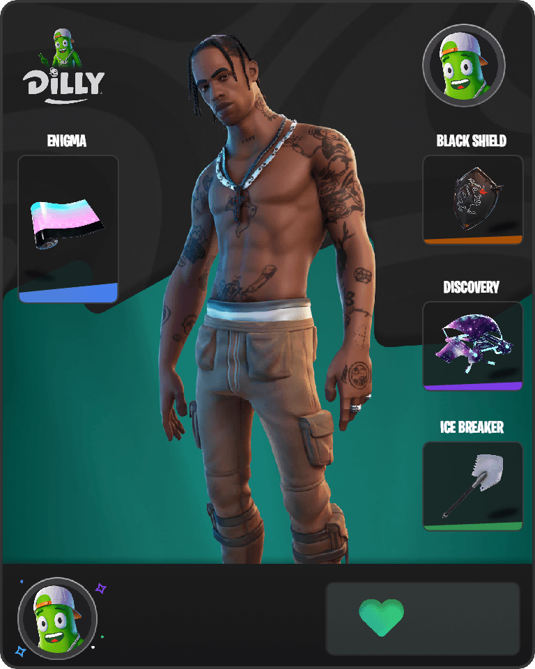 Travis Scott Fortnite combo