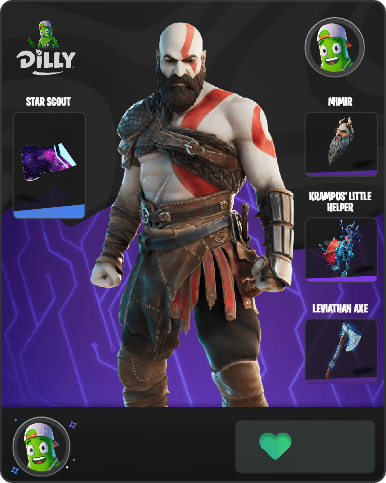Kratos Fortnite combo
