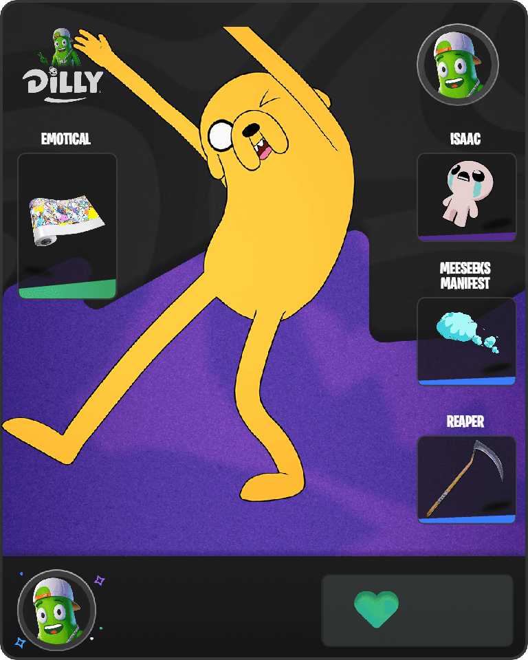 Jake the Dog Fortnite combo