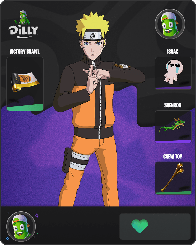 Naruto Uzumaki Fortnite combo